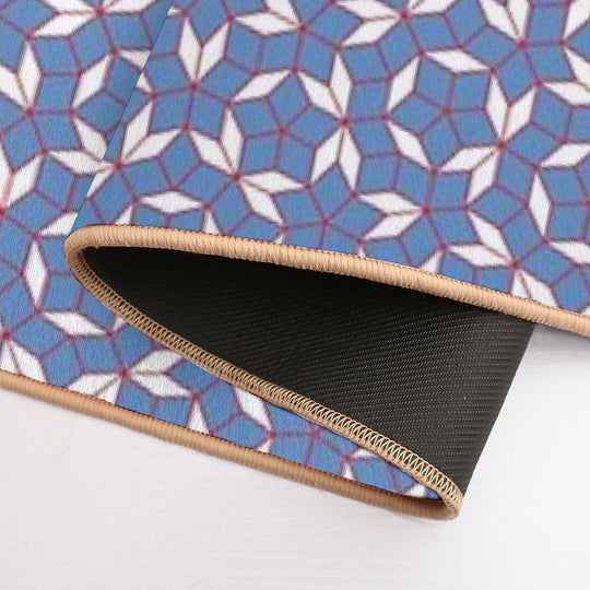 Red White And Blue Penrose Tiles  High-Traffic Bath Mat