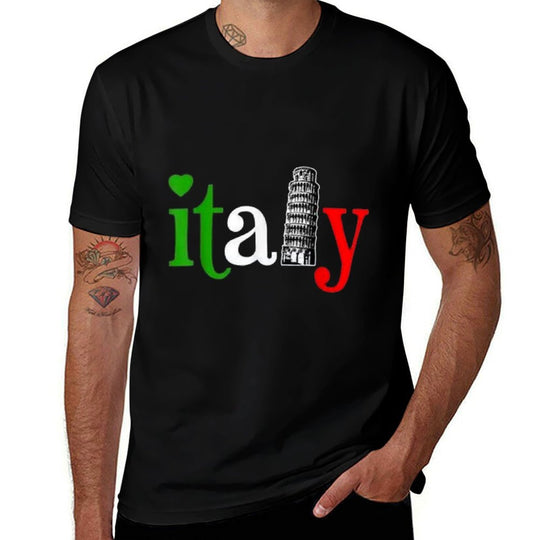 Italy Italian Italia T-shirt for MenWomenYouthKid  Easy-care T-Shirt