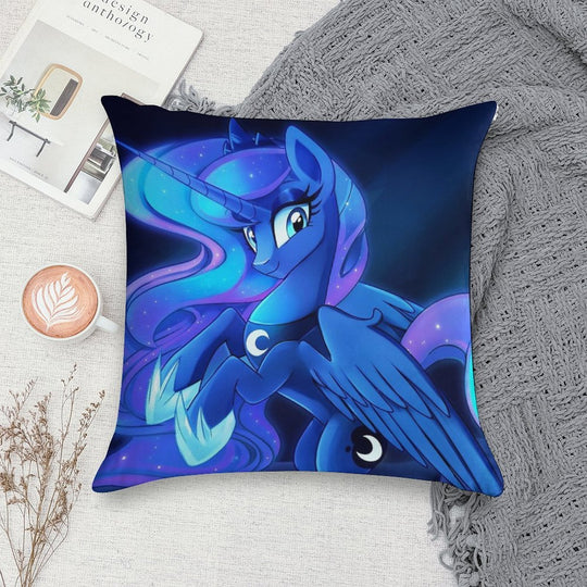 Princess Luna Soft Reinforced Edging Throw Pillow