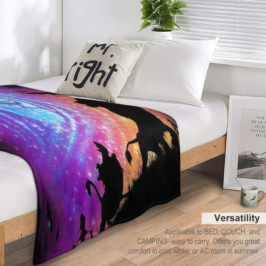 He Lives In You Travel-friendly Throw Blanket