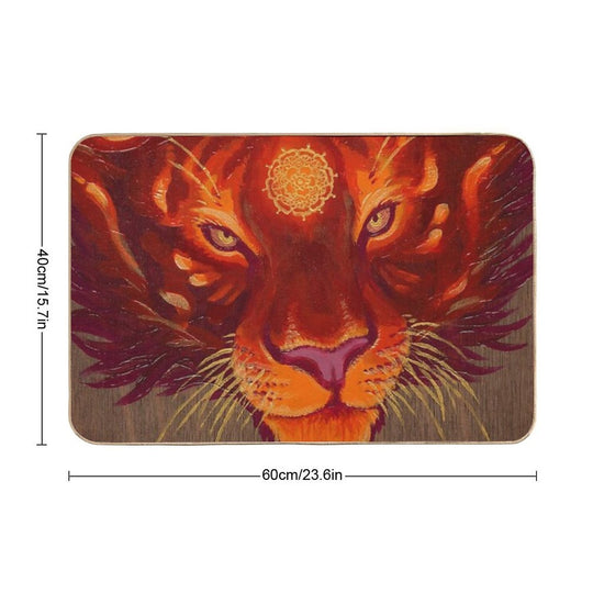 Fire Tiger  Non-Slip Bath Mat