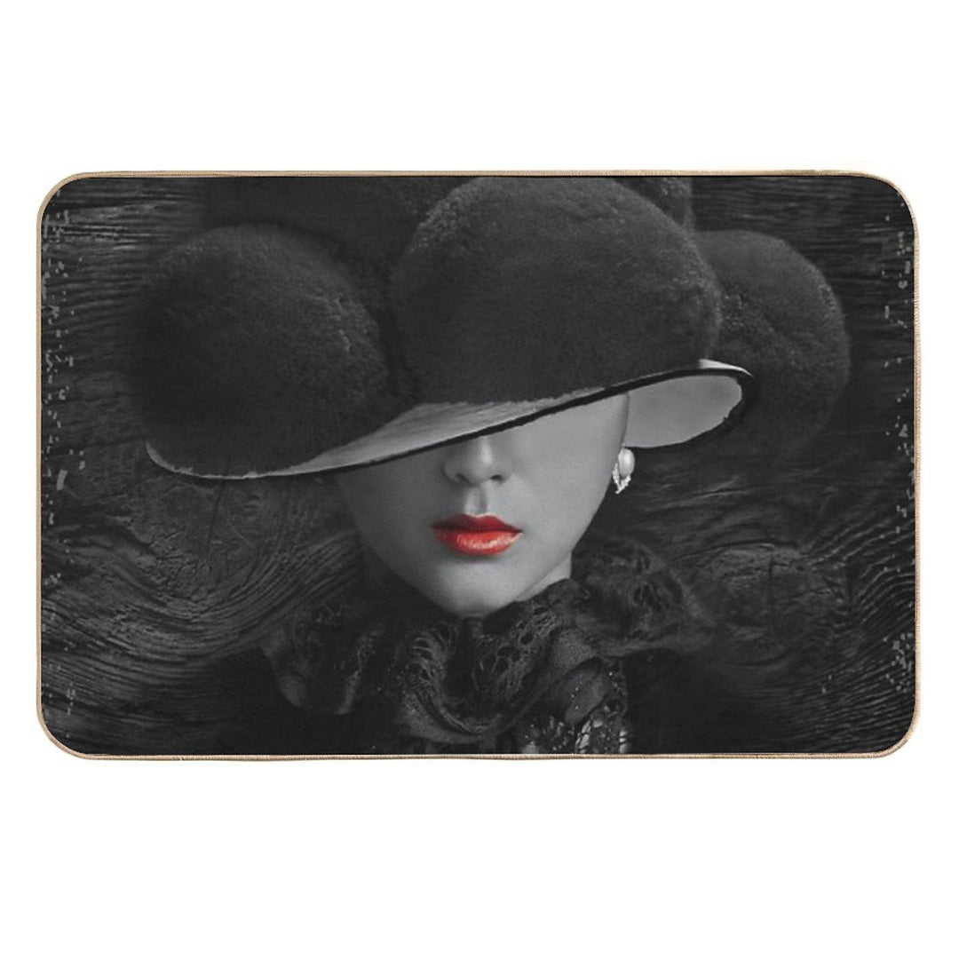 Black Forest Lady Mystic 5.0  Pet-Safe Bath Mat