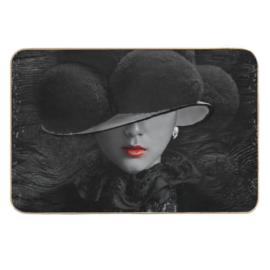 Black Forest Lady Mystic 5.0  Pet-Safe Bath Mat