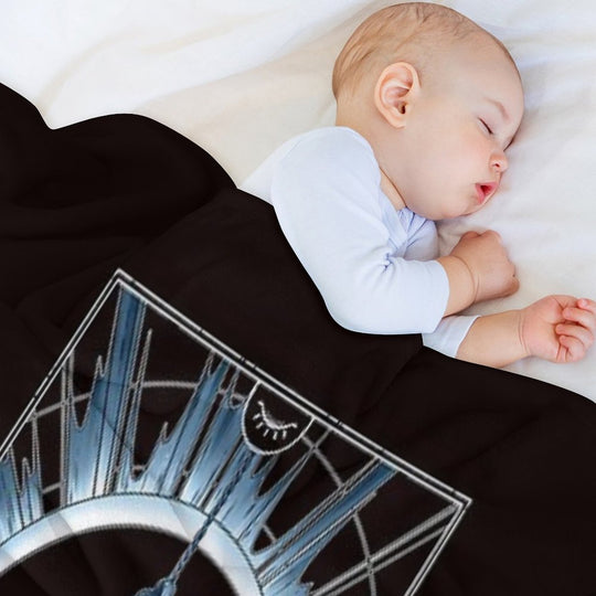 The Dark Tarotesque - (Dark) Anti-pilling Throw Blanket