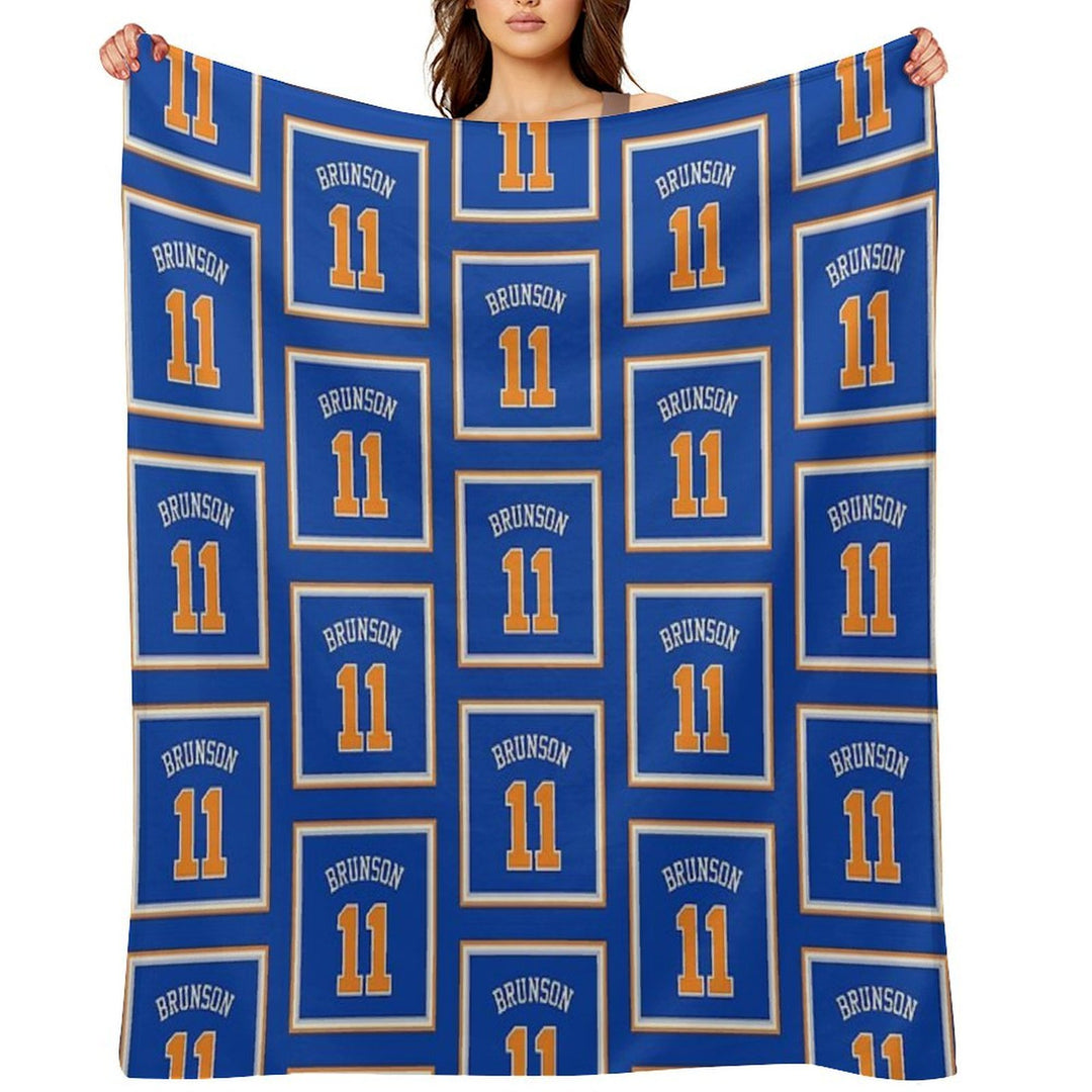 Jalen Brunson - Knicks Compact Throw Blanket