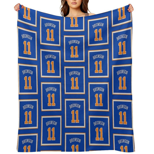 Jalen Brunson - Knicks Compact Throw Blanket