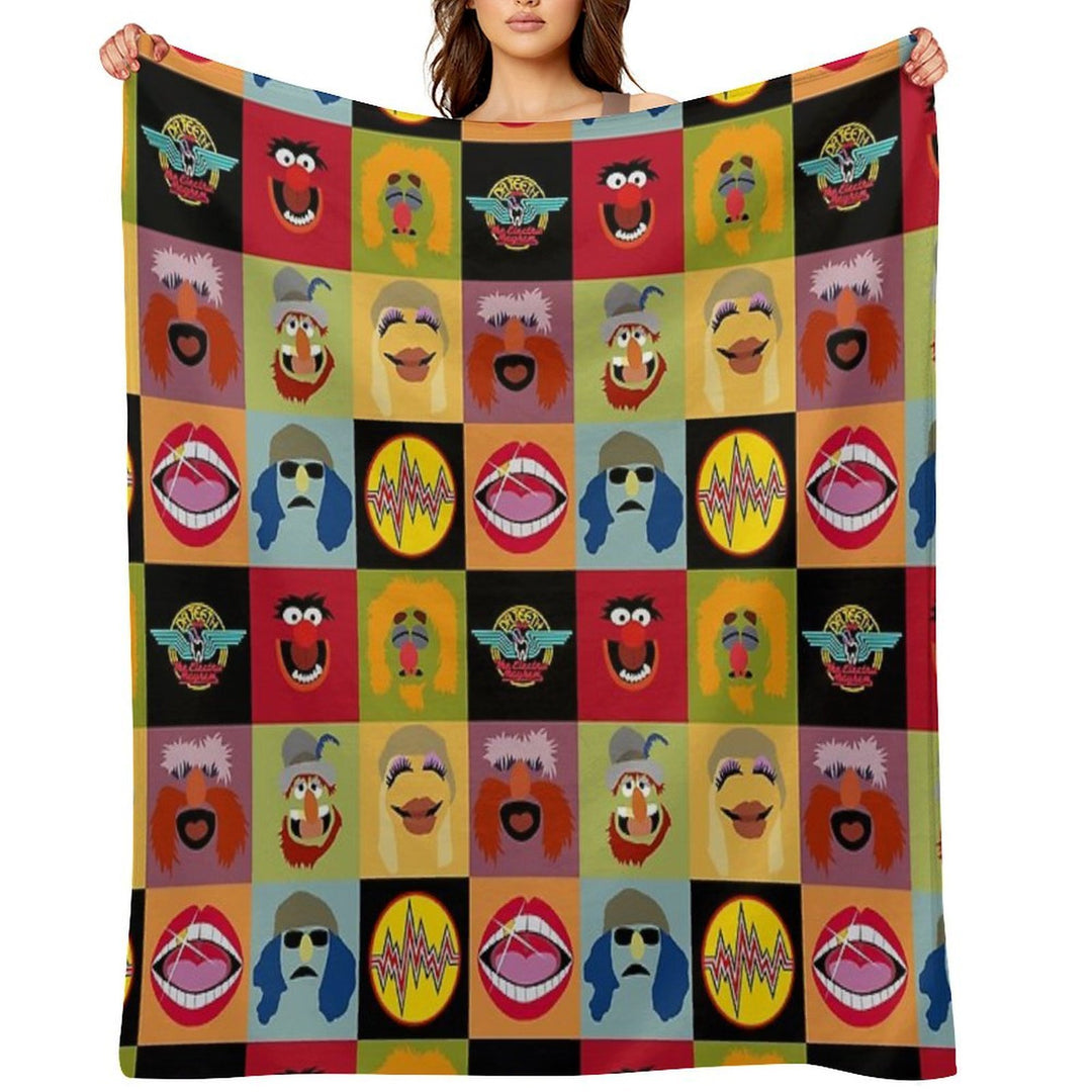 Dr. Teeth And The Electric Mayhem Ft Lips Gift-ready Throw Blanket