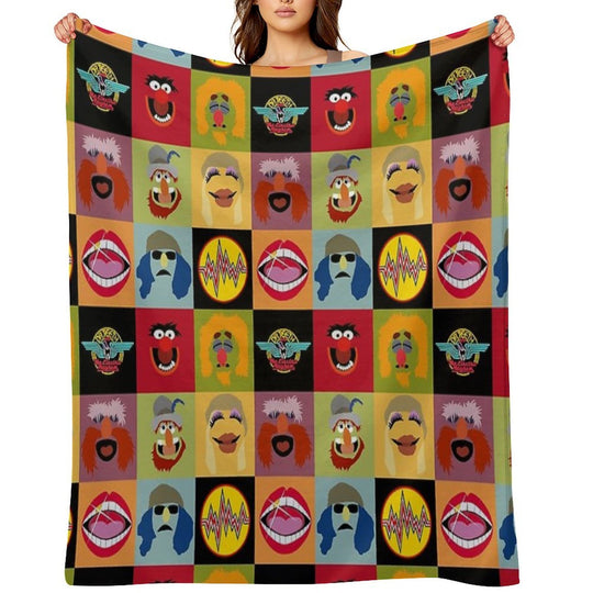 Dr. Teeth And The Electric Mayhem Ft Lips Gift-ready Throw Blanket