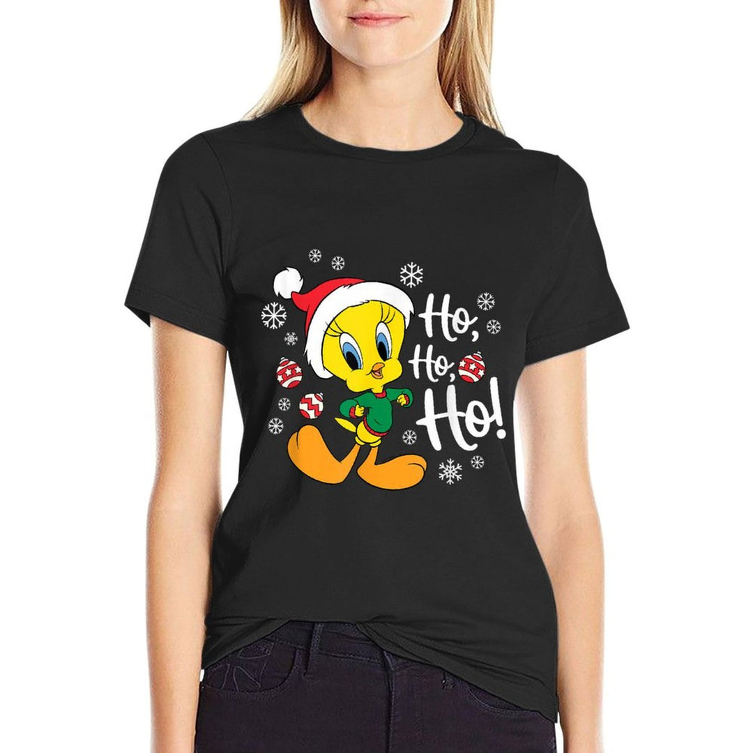 Looney Tunes Christmas Tweety HoHoHo Ugly Christmas Sweater  Relaxed-fit T-Shirt