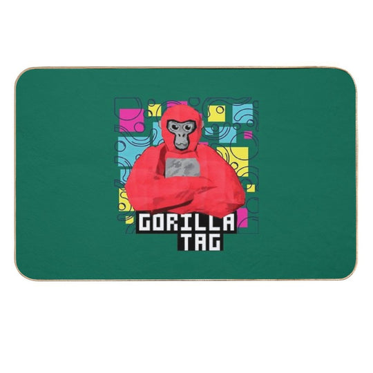 Gorilla Tag Cools Red 4  Pet-Safe Bath Mat