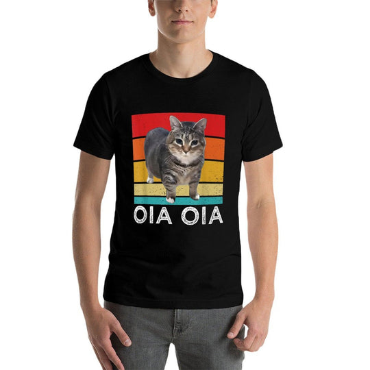Oia Cat Meme I Wake Up Engage in Tomfoolery Oiia Cat Spinnin for Men Women Girls Kids  Odor-resistant T-Shirt