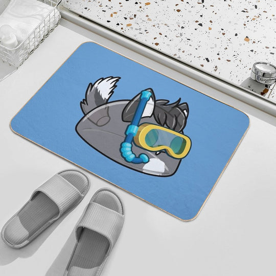 Schlufu The Diving Expert  Non-Slip Bath Mat