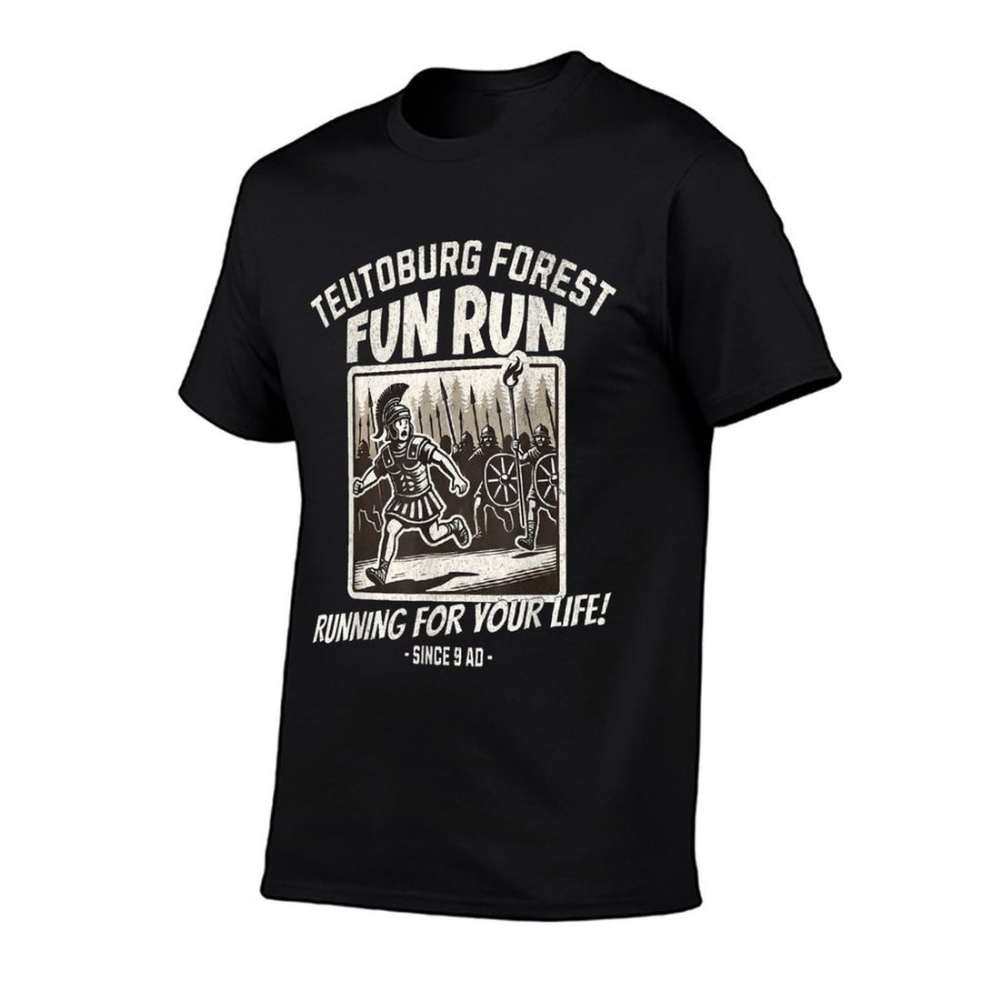 Teutoburg Forest Fun Run Funny Roman History Meme  Moisture-wicking T-Shirt