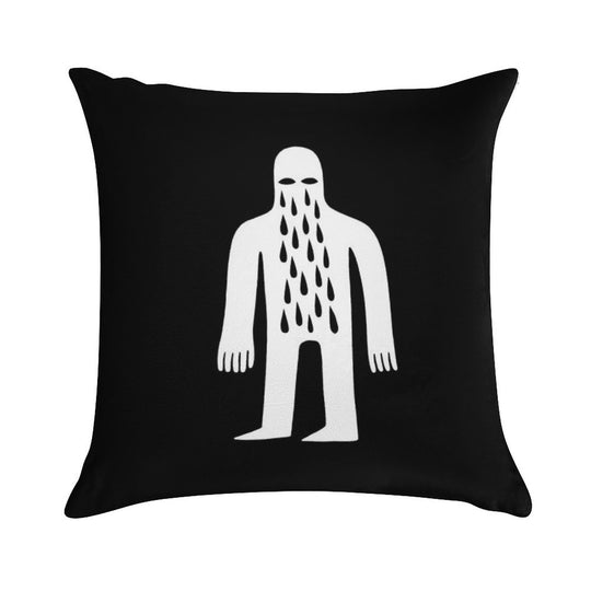 Crying Man Soft Fade-Resistant Throw Pillow