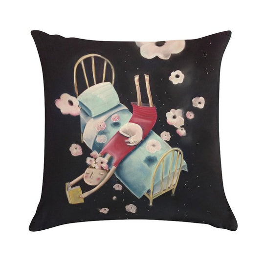 Page Turner Soft Luxury Feel Throw Pillow