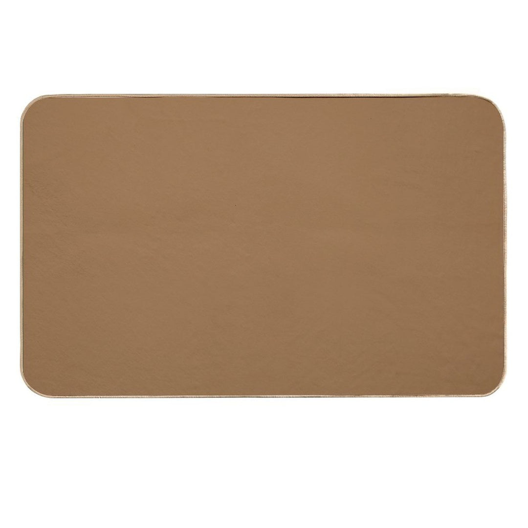 Plain Coffee Brown  Multi-Purpose Bath Mat