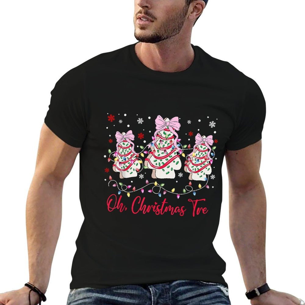 Oh Christmas Tree Cakes Debbie Becky Jen Snack Cake Lovers  Versatile T-Shirt