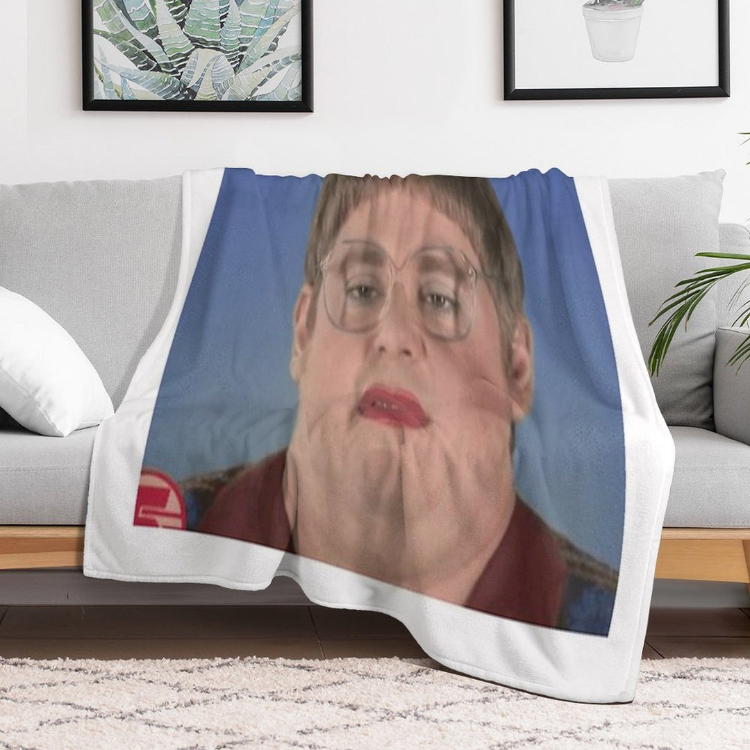 Tim And Eric News Wrinkle-free Throw Blanket