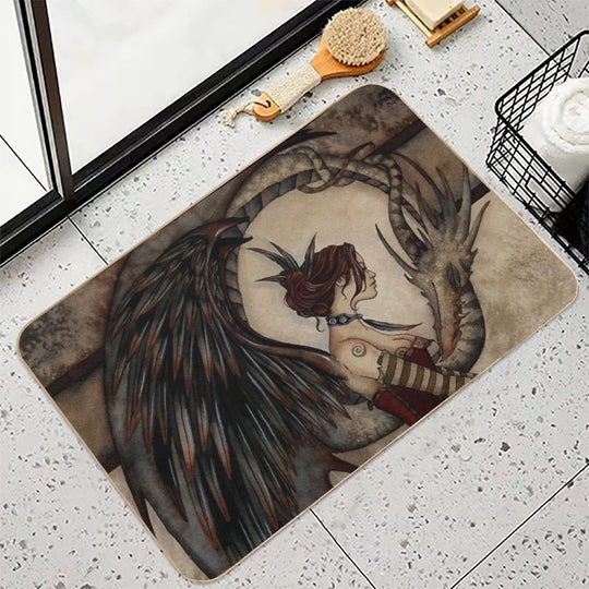 Court Of The Dragon  Easy Maintenance Bath Mat