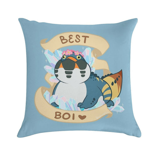 Dodogama Best Boi (MonHun World) Soft Easy Maintenance Throw Pillow