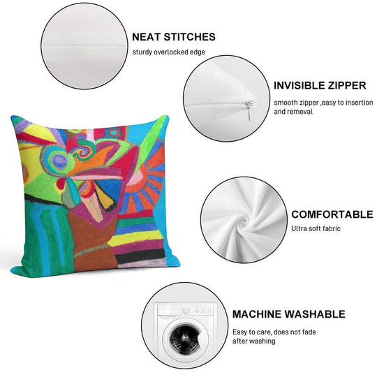 Dreamy Capricorn Soft Easy Maintenance Throw Pillow