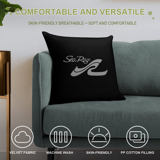 Sea Ray Boats Soft Warmth Comfort Throw Pillow