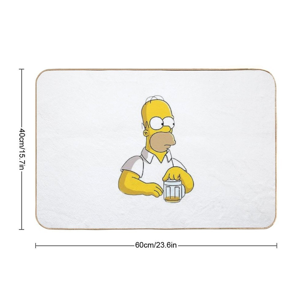 Homer Simpson  High-Traffic Bath Mat