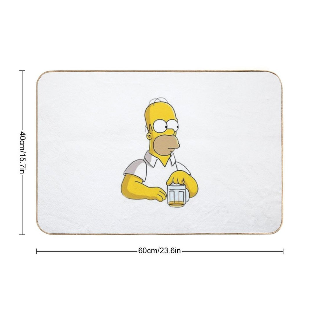 Homer Simpson  High-Traffic Bath Mat