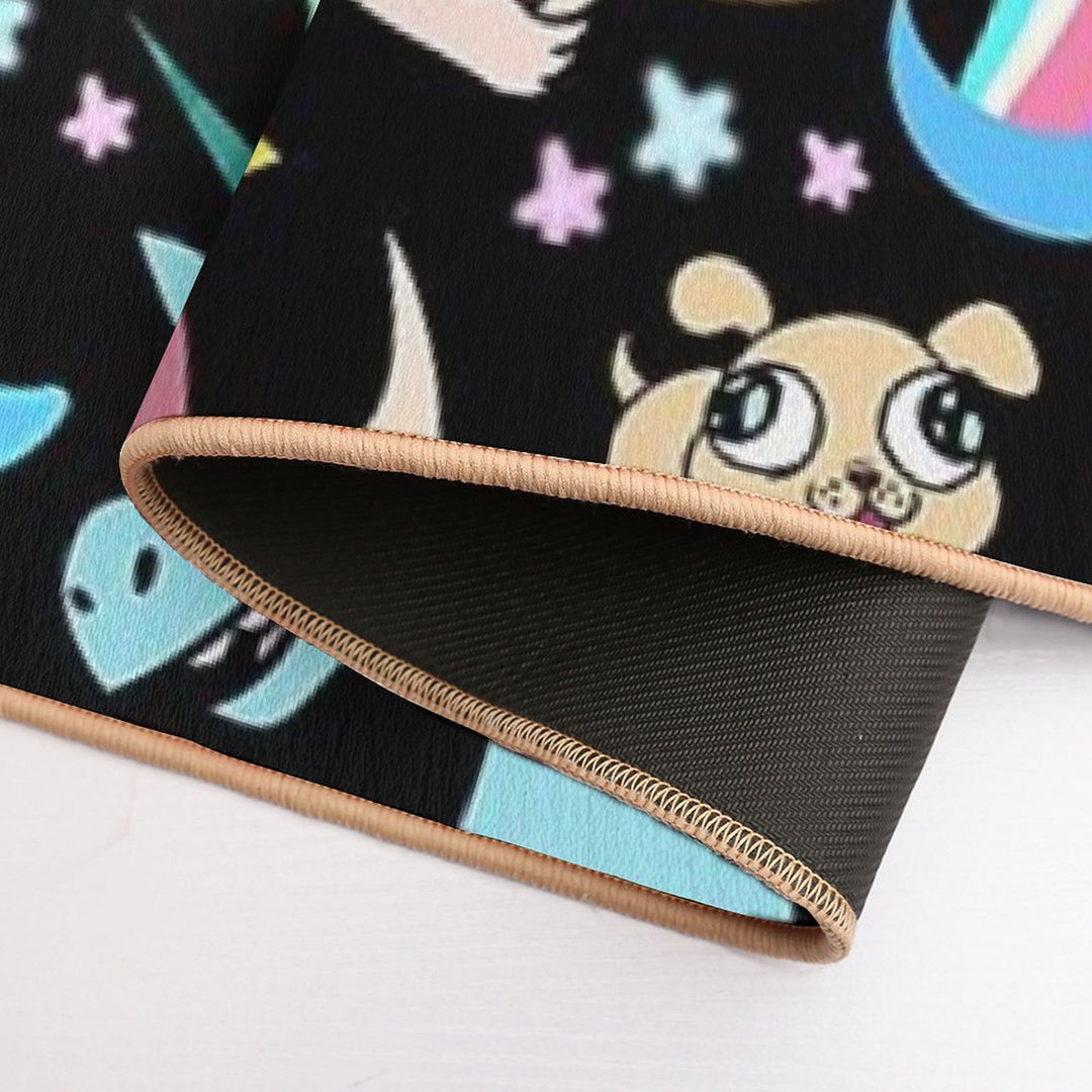 Star VS The Forces Of Evil! Black Durable Bath Mat