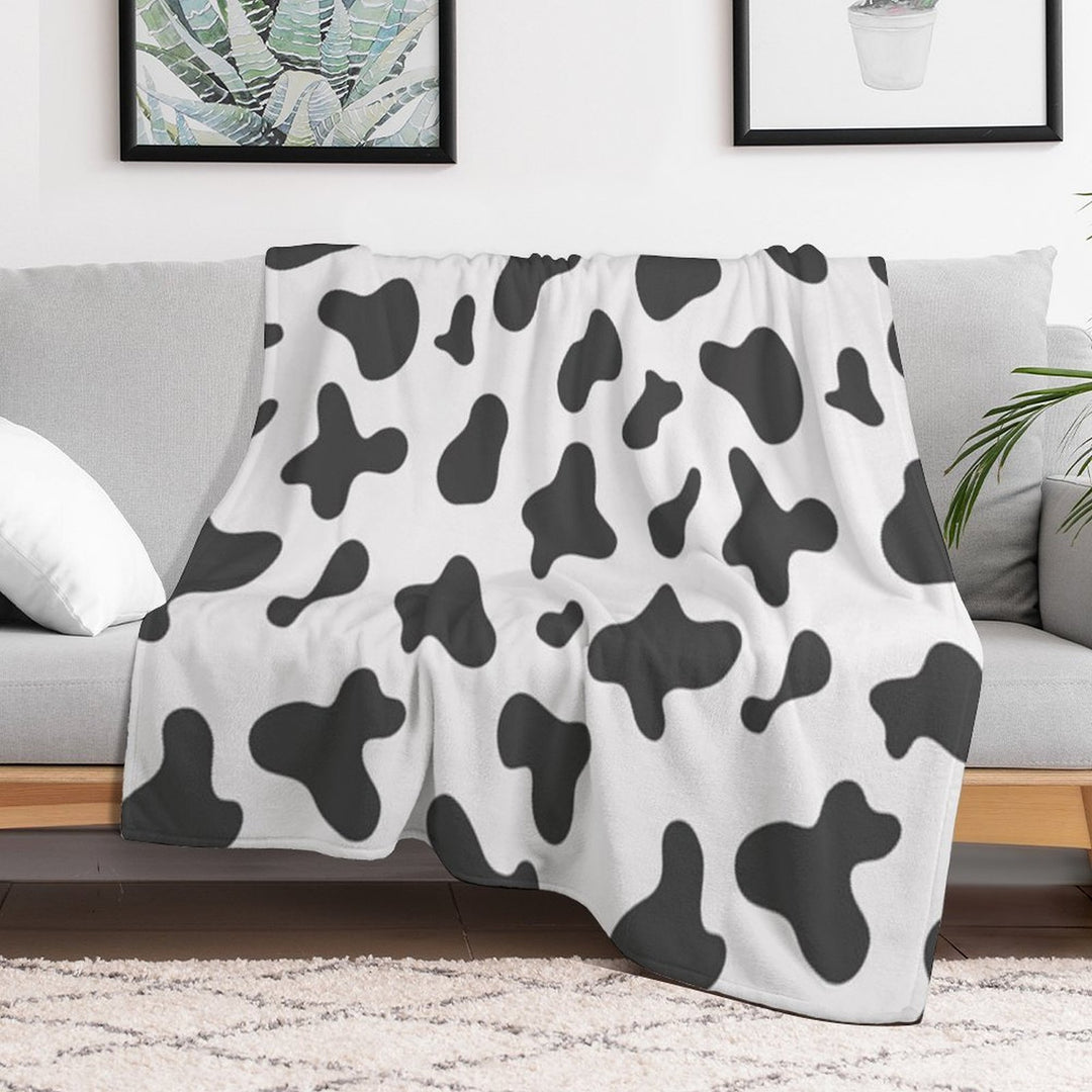 Kawaii Cow Shrink-resistant Throw Blanket