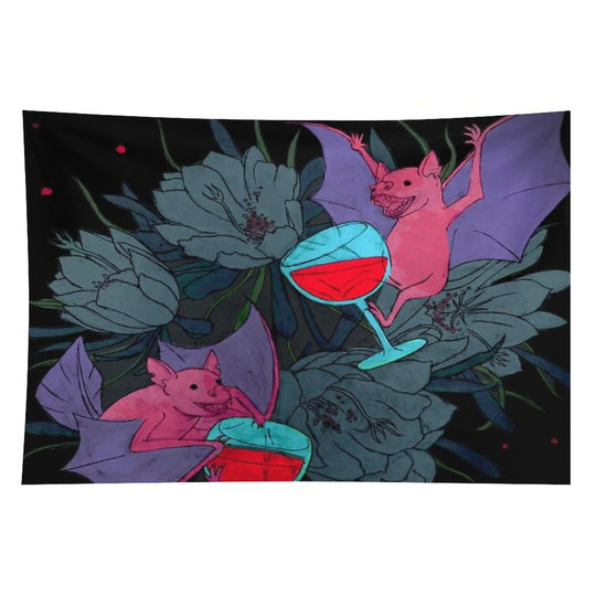 Party Bats Tapestry