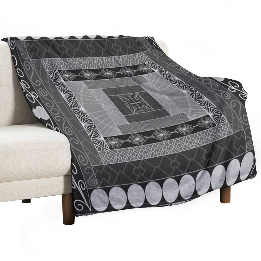 Complicated V3 Sustainable Throw Blanket