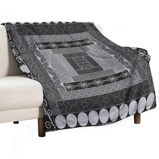 Complicated V3 Sustainable Throw Blanket