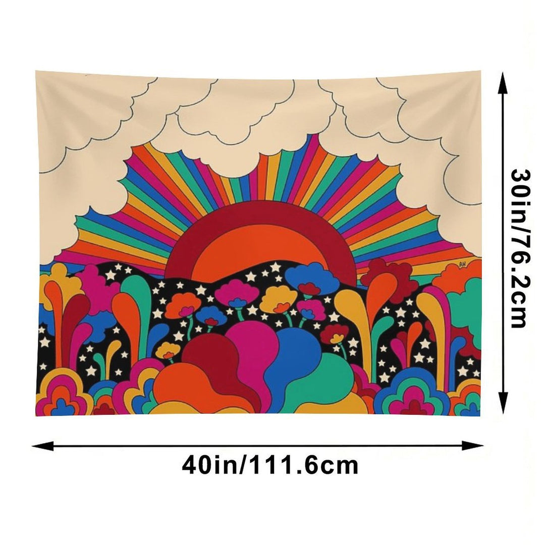 70s Landscape Tapestry