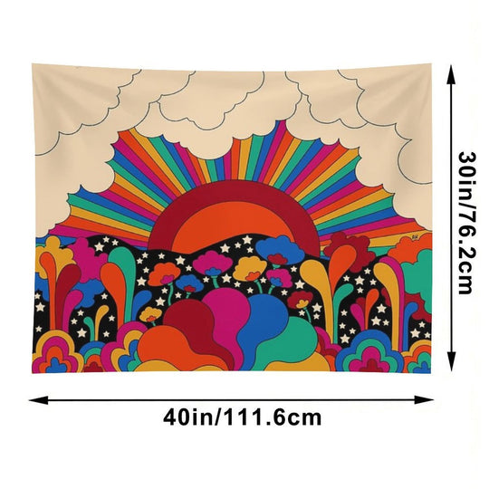 70s Landscape Tapestry