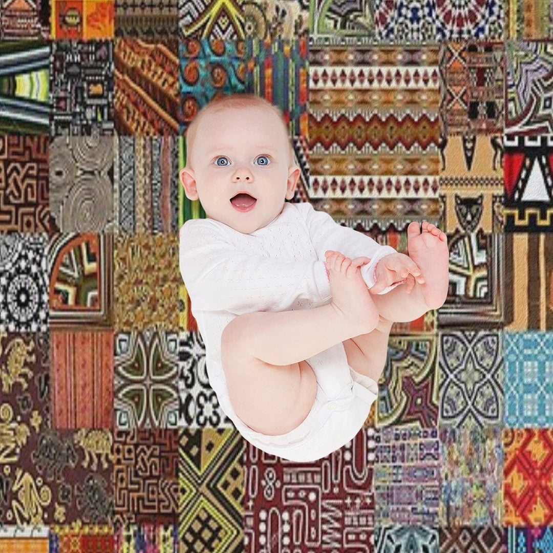 Ethnic Patterns Compact Throw Blanket