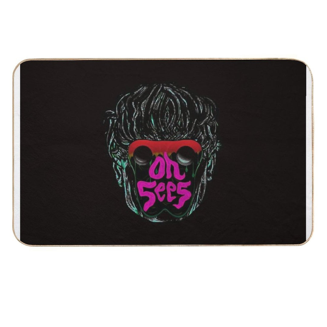 Want More Out Of Your Life Thee Oh Sees  Slip-Resistant Bath Mat