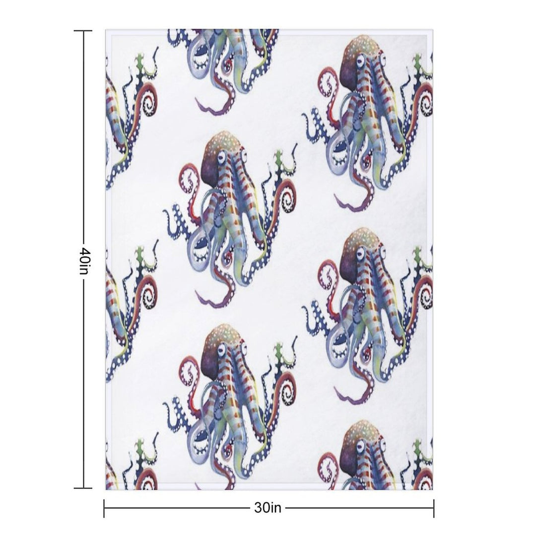 Octopus Compact Throw Blanket