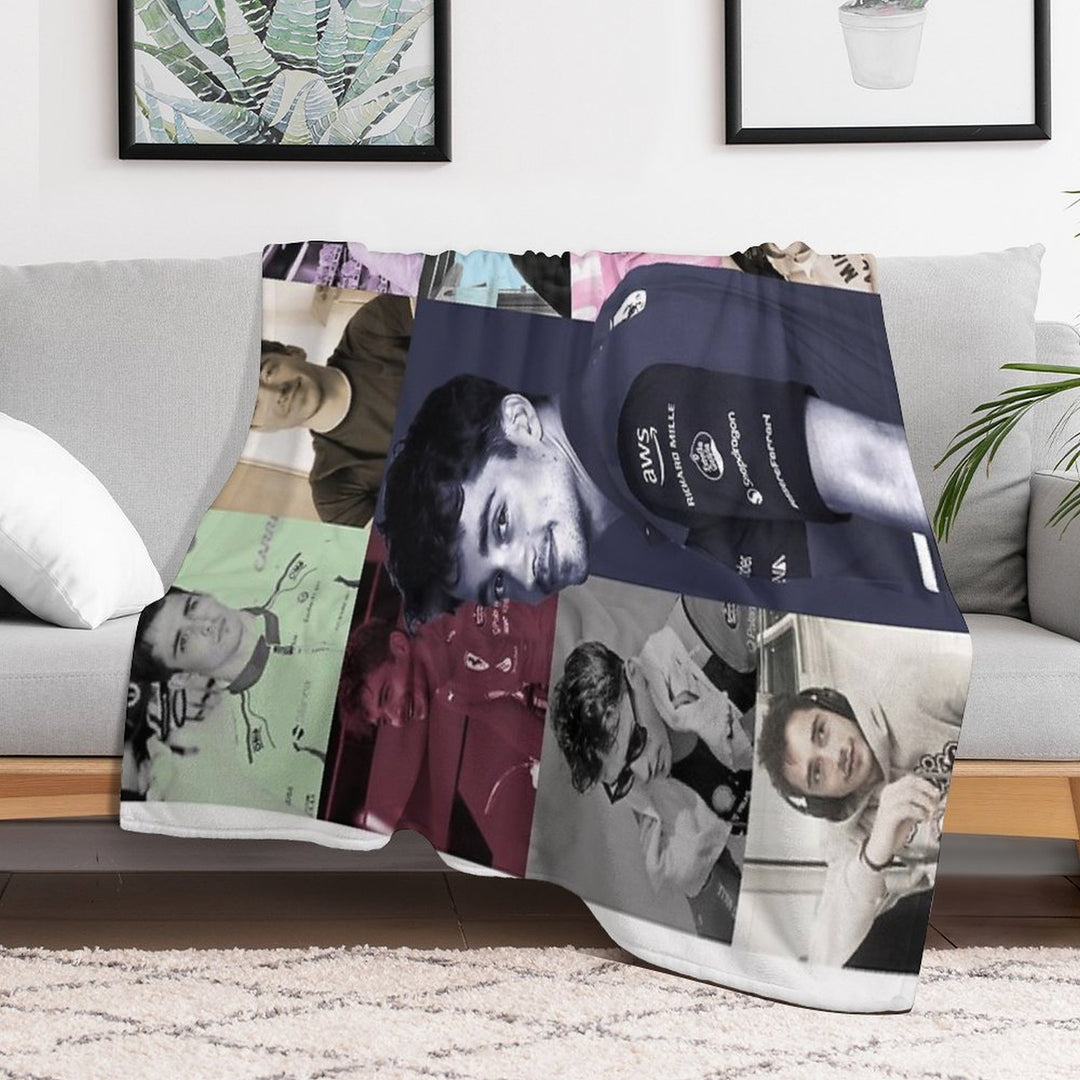 Charles Leclerc Eras Tour Gift-ready Throw Blanket