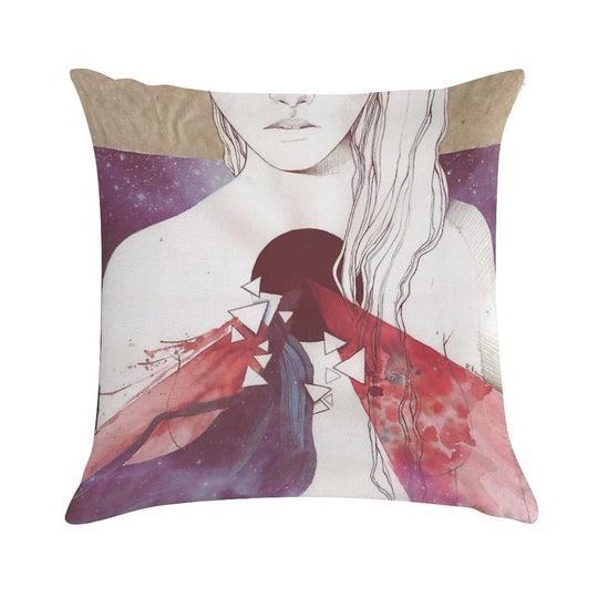 Supermassive Black Hole Soft High-Density Material Throw Pillow