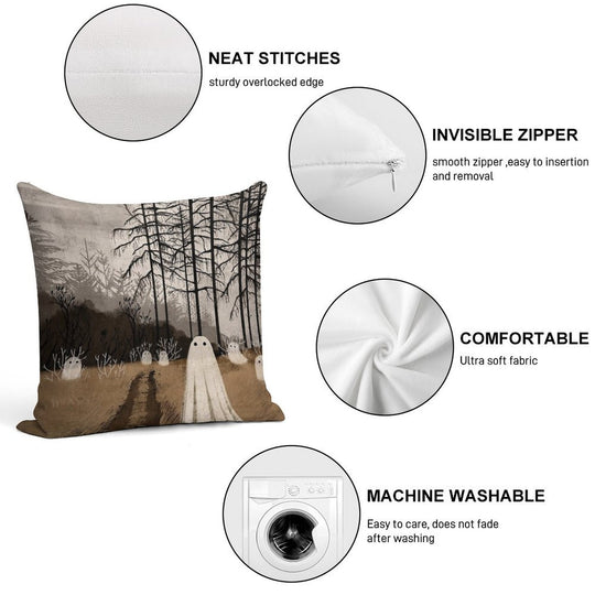 Lost In The Unknown Soft Ultra-Soft Texture Throw Pillow