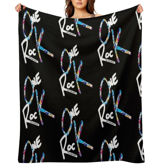 One OK Rock Eye of The Storm White Machine-washable Throw Blanket