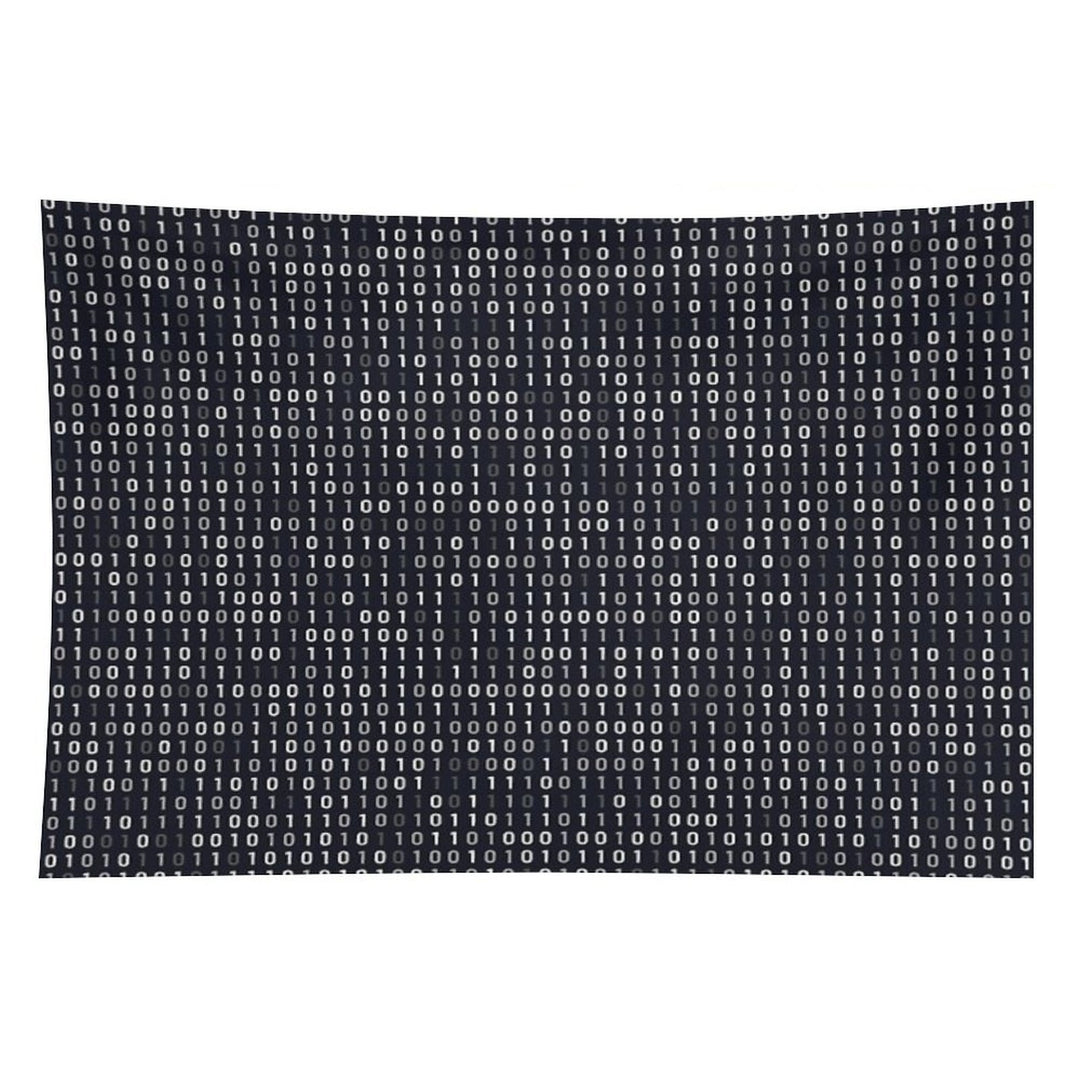 Binary Matrix Code Tapestry