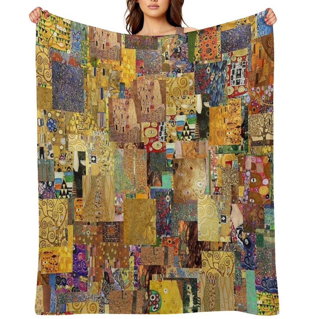 Gustav Klimt Premium Throw Blanket