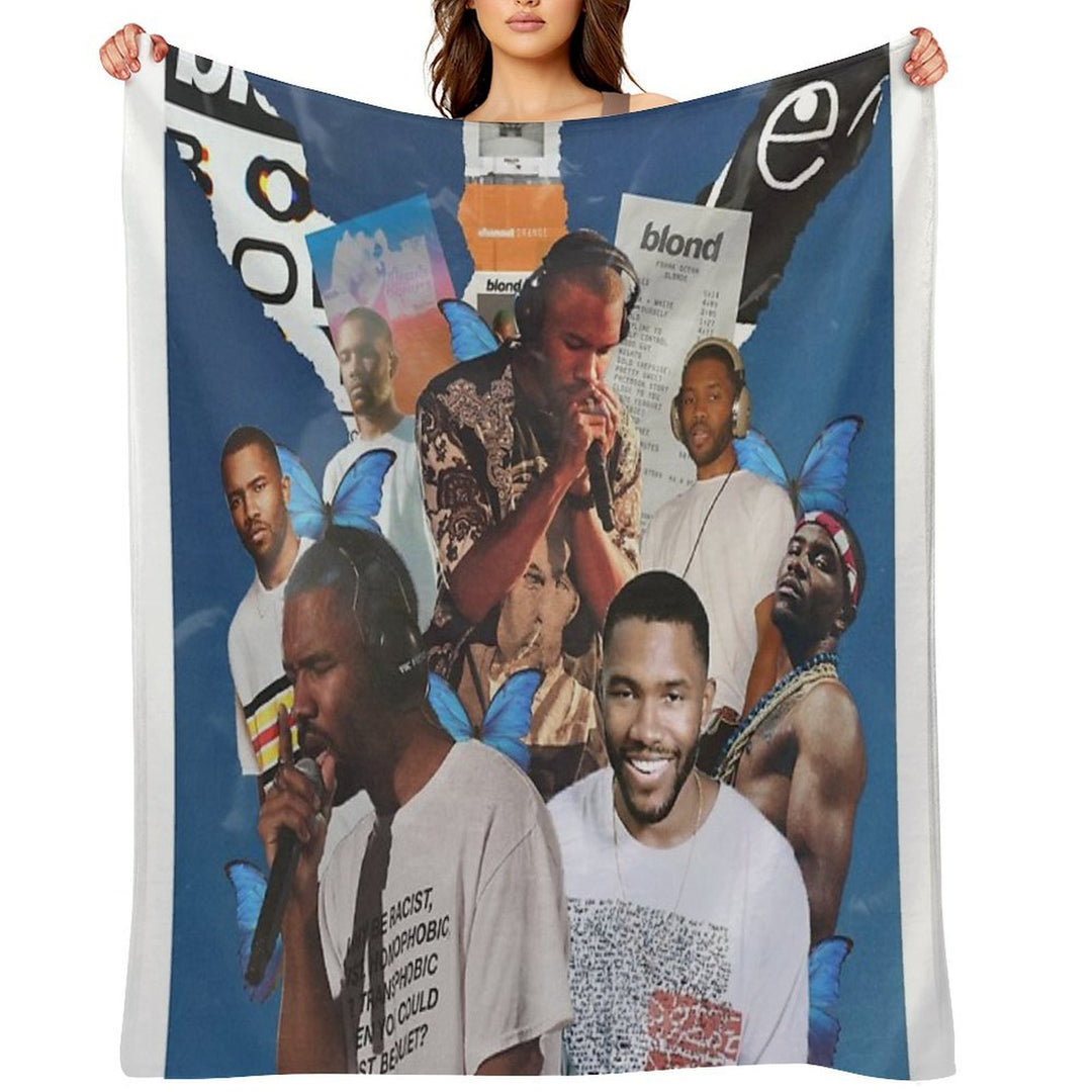 Frank Ocean Machine-washable Throw Blanket