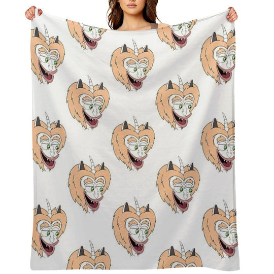 Maurice Hormone Monster - Big Mouth Sustainable Throw Blanket