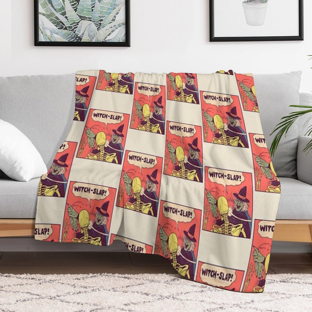 Witch-Slap Versatility Throw Blanket