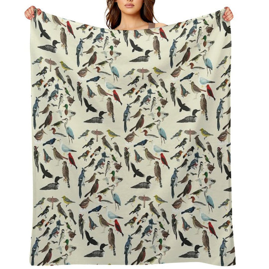 Bird Fanatic Gift-ready Throw Blanket