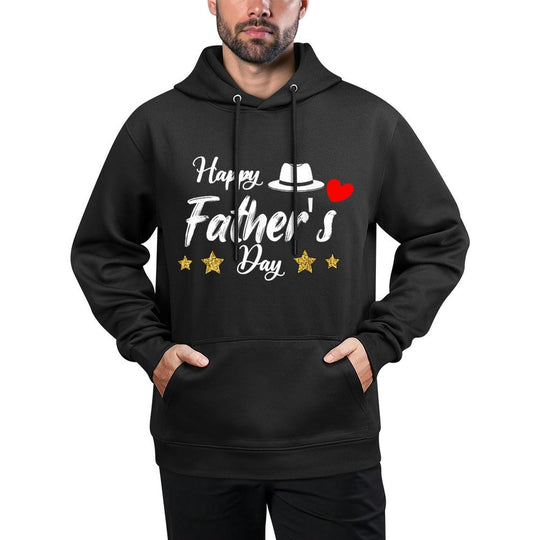 Happy Fathers Day 2025 Tshirt for Men Dad Grandpa Love Durable Construction Hoodie