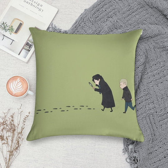 Clueing For Looks Soft Ultra-Soft Texture Throw Pillow